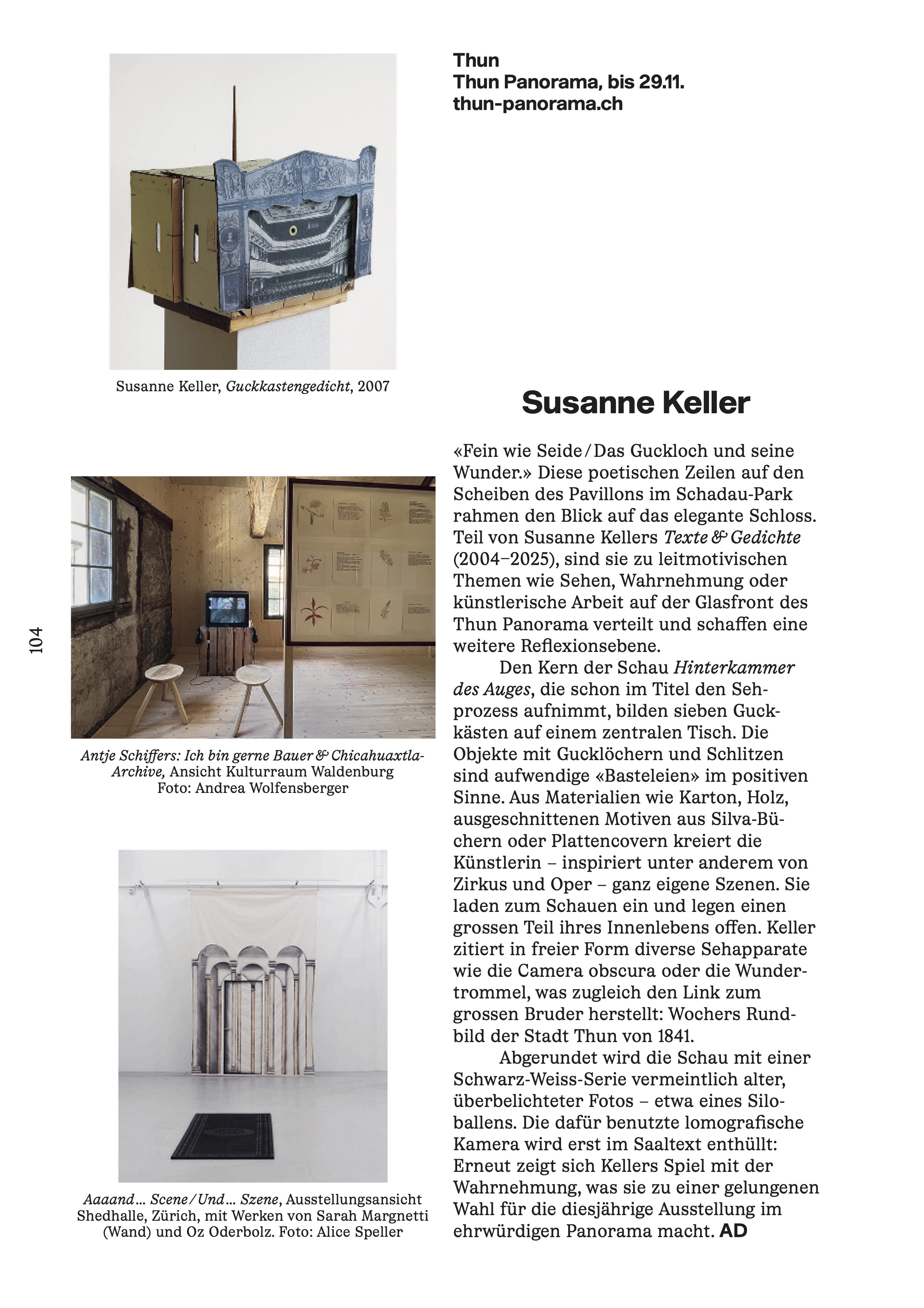 Meine Kunst ist eine Materialisierung eines poetischen Gedankennetzes
